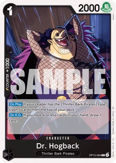 Dr. Hogback OP15-084 OP15 Adventure on Kami's Island