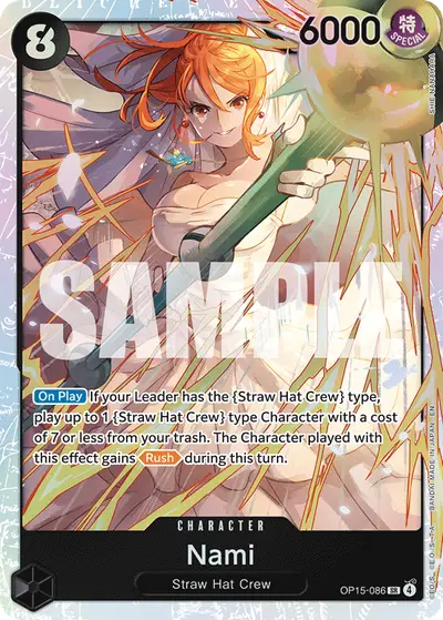 Nami OP15-086 OP15 Adventure on Kami's Island
