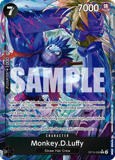 Monkey D. Luffy OP15-092 Alternate Art OP15 Adventure on Kami's Island