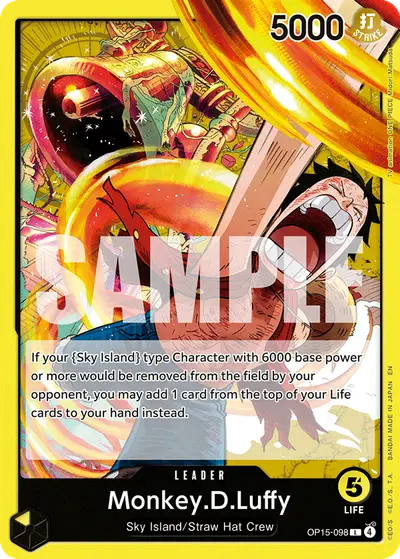 Monkey D. Luffy OP15-098 OP15 Adventure on Kami's Island