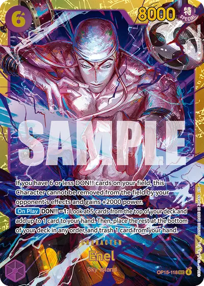Enel OP15-118 OP15 Adventure on Kami's Island