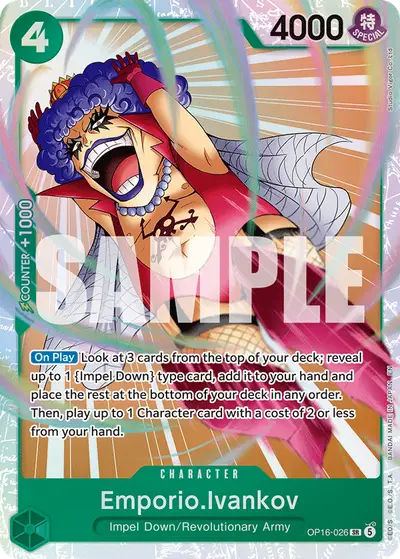 Emporio Ivankov OP16-026 OP16 The Time of Battle