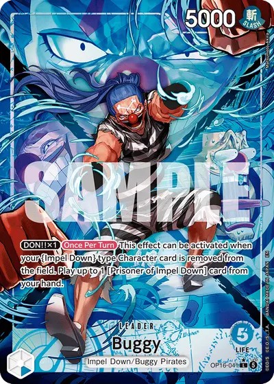 Buggy OP16-041 Alternate Art OP16 The Time of Battle