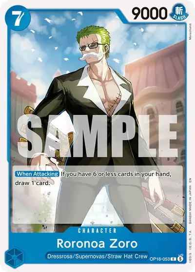 Roronoa Zoro OP16-053 OP16 The Time of Battle