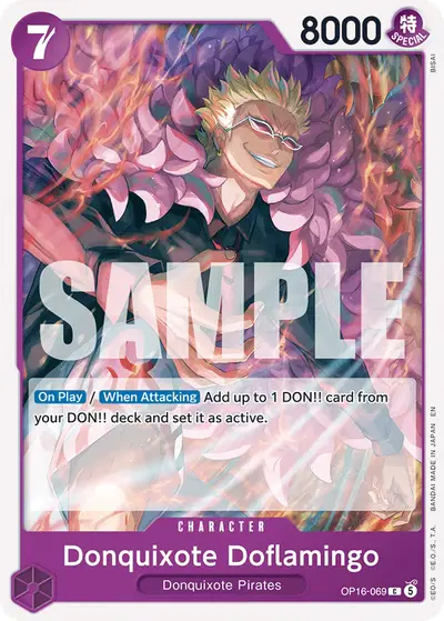 Donquixote Doflamingo OP16-069 OP16 The Time of Battle