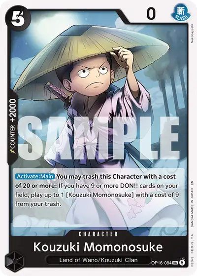 Kouzuki Momonosuke OP16-084 OP16 The Time of Battle