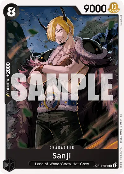 Sanji OP16-086 OP16 The Time of Battle