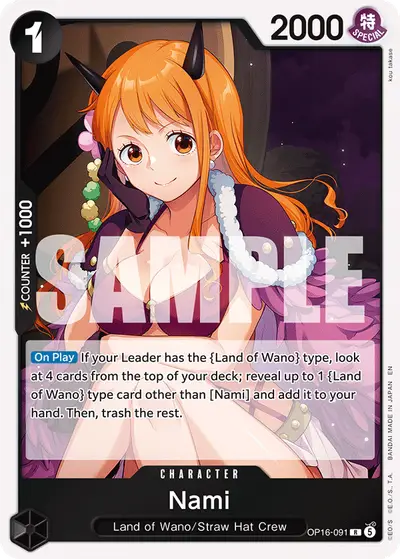 Nami OP16-091 OP16 The Time of Battle