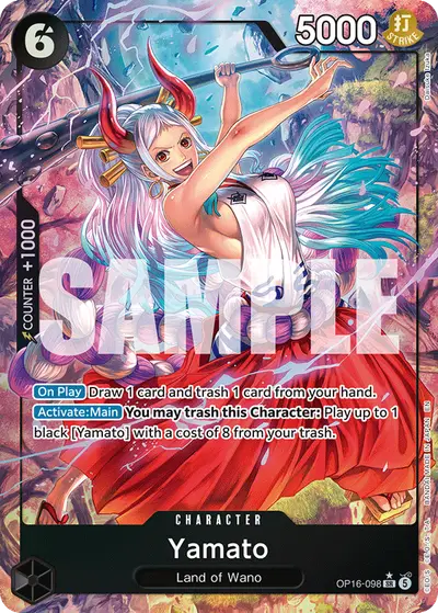 Yamato OP16-098 Alternate Art OP16 The Time of Battle
