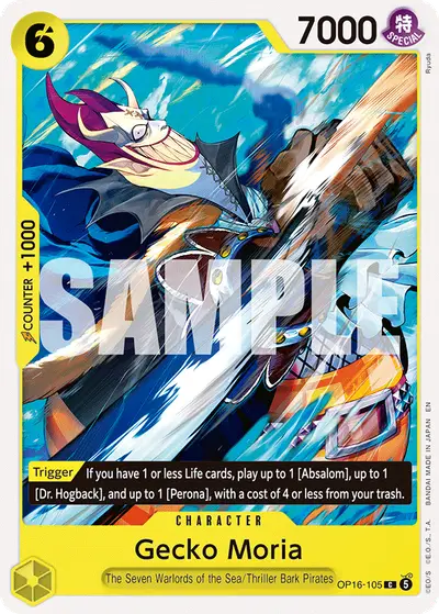 Gecko Moria OP16-105 OP16 The Time of Battle