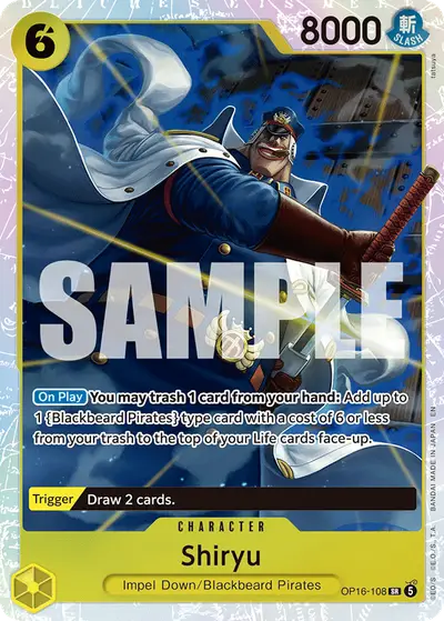 Shiryu OP16-108 OP16 The Time of Battle