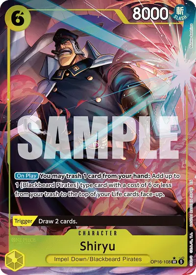 Shiryu OP16-108 Parallel 1 OP16 The Time of Battle