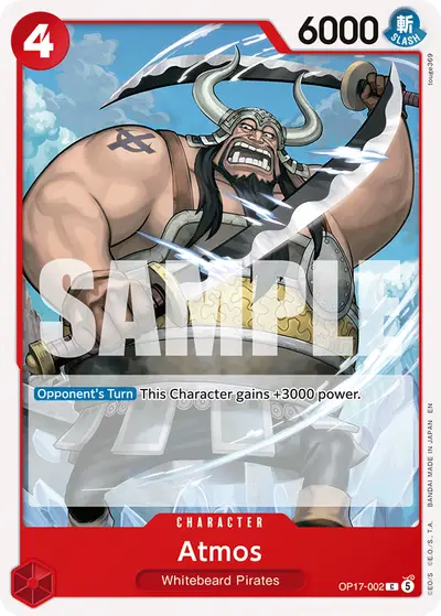 Atmos OP17-002 OP17 The World's Strongest Warriors