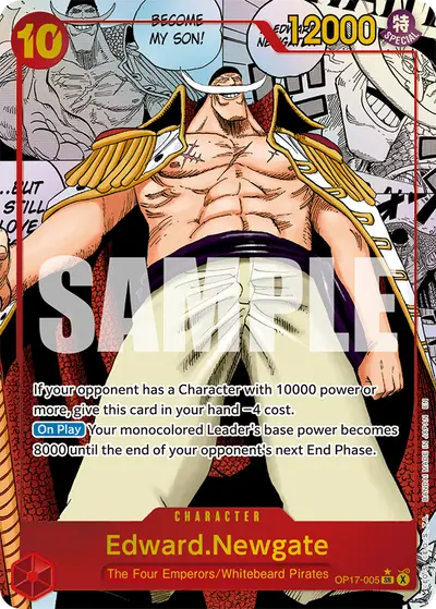 Edward Newgate OP17-005 Manga OP17 The World's Strongest Warriors
