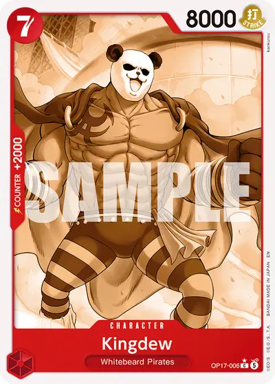 Kingdew OP17-006 Parallel 1 OP17 The World's Strongest Warriors
