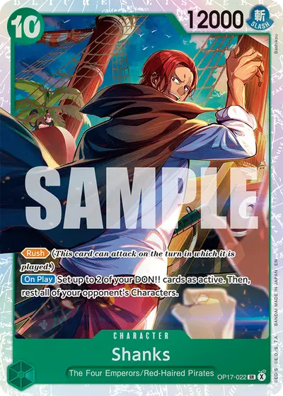 Shanks OP17-022 OP17 The World's Strongest Warriors