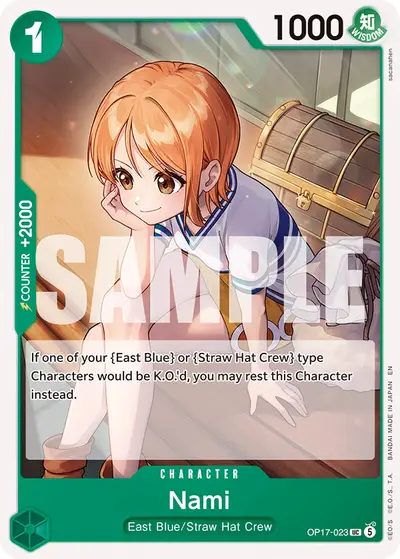Nami OP17-023 OP17 The World's Strongest Warriors