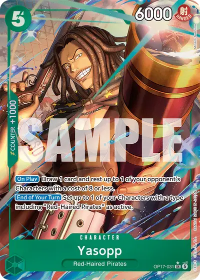 Yasopp OP17-031 Alternate Art OP17 The World's Strongest Warriors