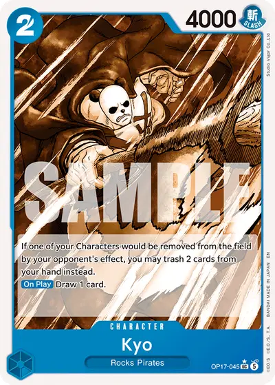 Kyo OP17-045 Parallel 1 OP17 The World's Strongest Warriors