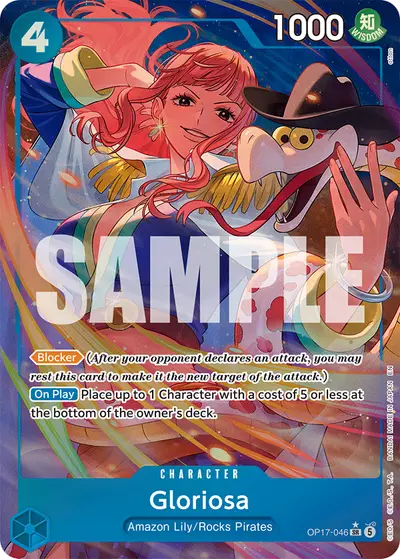 Gloriosa OP17-046 Alternate Art OP17 The World's Strongest Warriors