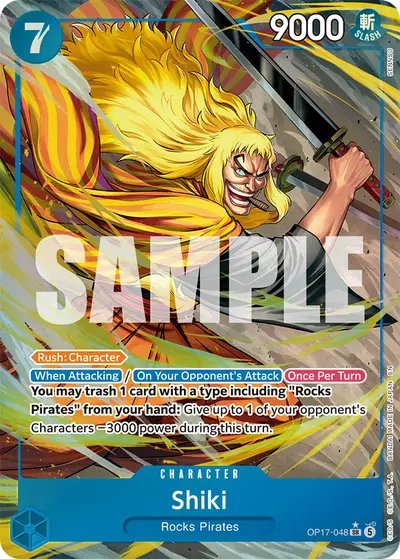 Shiki OP17-048 Alternate Art OP17 The World's Strongest Warriors