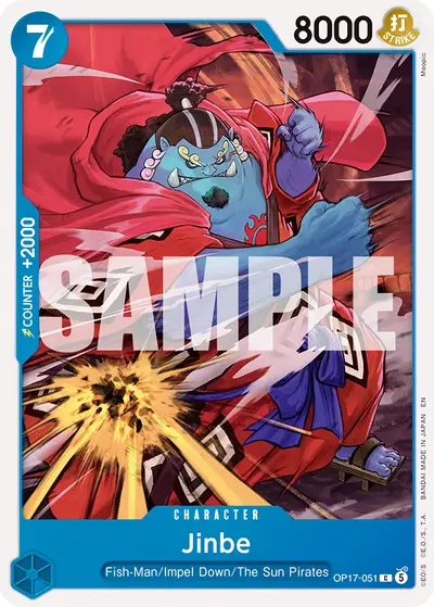 Jinbe OP17-051 OP17 The World's Strongest Warriors