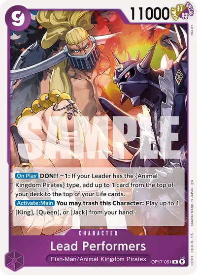 Lead Performers OP17-061 OP17 The World's Strongest Warriors