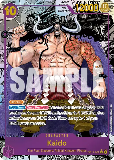 Kaido OP17-062 Manga OP17 The World's Strongest Warriors