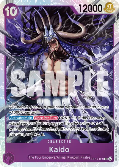 Kaido OP17-063 OP17 The World's Strongest Warriors