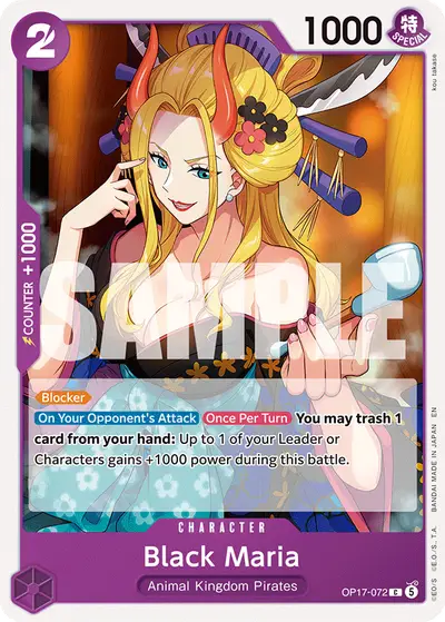 Black Maria OP17-072 OP17 The World's Strongest Warriors