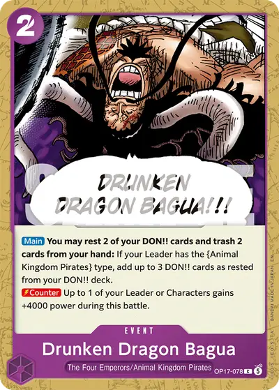 Drunken Dragon Bagua OP17-078 OP17 The World's Strongest Warriors