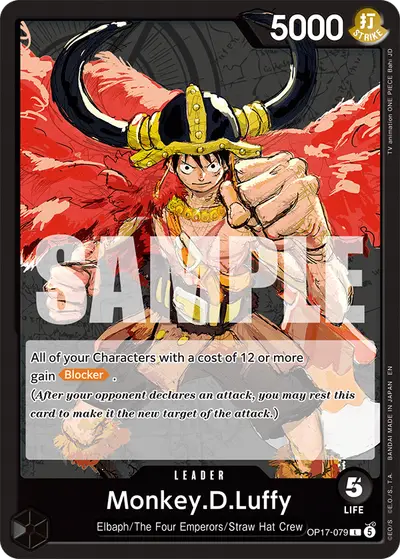 Monkey D. Luffy OP17-079 OP17 The World's Strongest Warriors