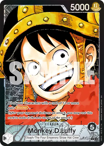 Monkey D. Luffy OP17-079 Alternate Art OP17 The World's Strongest Warriors