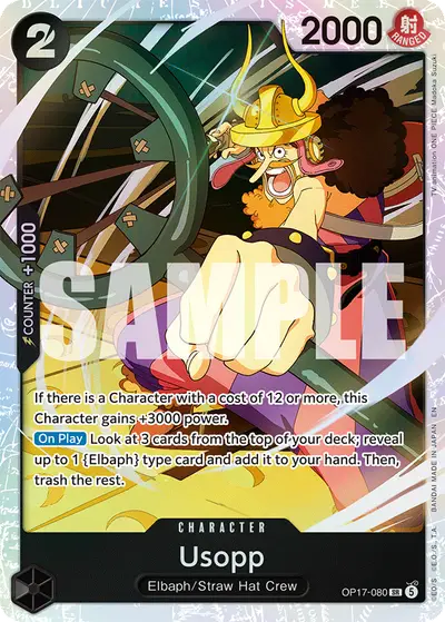 Usopp OP17-080 OP17 The World's Strongest Warriors