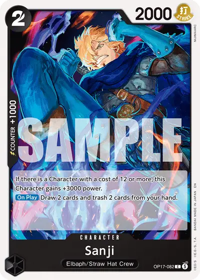 Sanji OP17-082 OP17 The World's Strongest Warriors