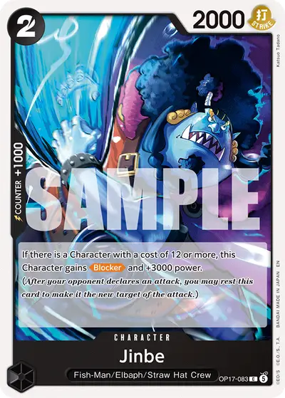 Jinbe OP17-083 OP17 The World's Strongest Warriors