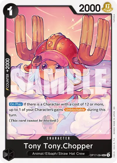 Tony Tony Chopper OP17-084 OP17 The World's Strongest Warriors