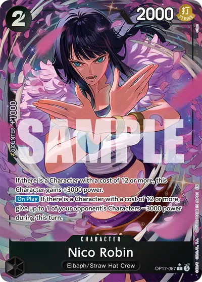Nico Robin OP17-087 Alternate Art OP17 The World's Strongest Warriors