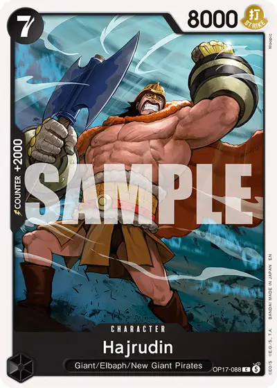 Hajrudin OP17-088 OP17 The World's Strongest Warriors