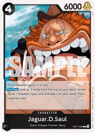 Jaguar D. Saul OP17-089 OP17 The World's Strongest Warriors