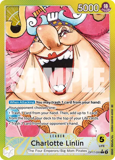 Charlotte Linlin OP17-099 Alternate Art OP17 The World's Strongest Warriors