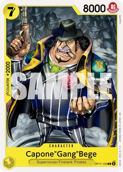 Capone "Gang" Bege OP17-100 OP17 The World's Strongest Warriors