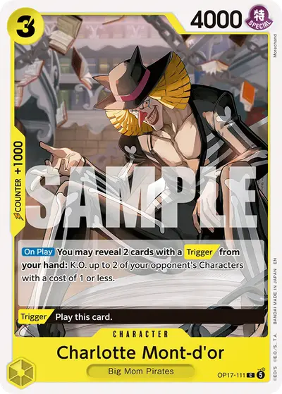 Charlotte Mont-d'or OP17-111 OP17 The World's Strongest Warriors