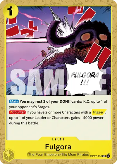 Fulgora OP17-116 OP17 The World's Strongest Warriors