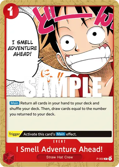 I Smell Adventure!!! P-002 Promotion Cards