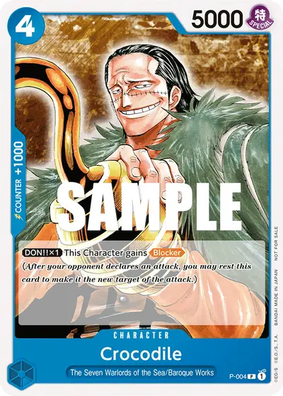 Crocodile P-004 Promotion Cards