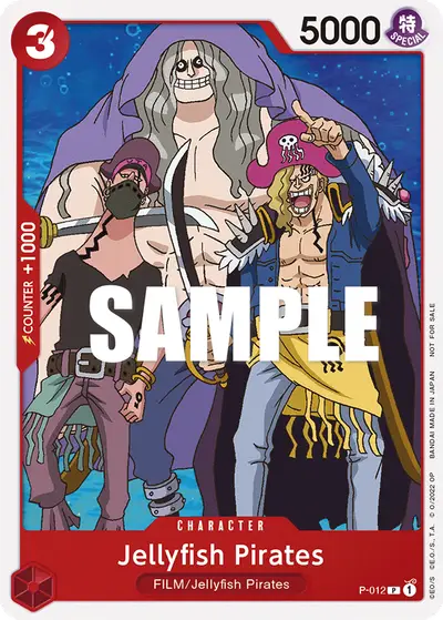 Jellyfish Pirates P-012 Promotion Cards