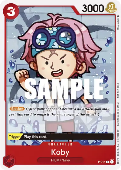 Koby P-014 Promotion Cards