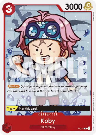 Koby P-014 Reprint PRB01 One Piece Card The Best