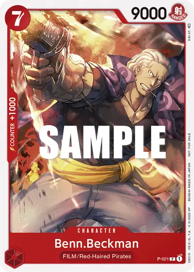 Benn Beckman P-021 Promotion Cards